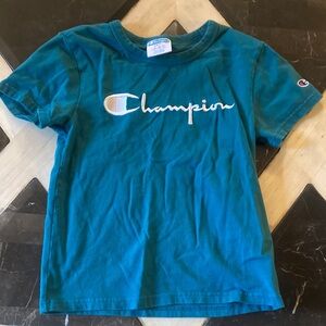 Champion Kids Blue Short Sleeve Tee